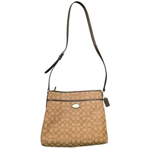 Coach Jacquard Signature Crossbody Bag.